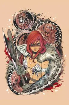 Cover of Cover BB Momoko Red Sonja Virgin Metal Variant