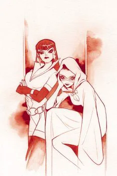 Cover of Cover S Momoko Crimson Red Line Art Virgin Cover