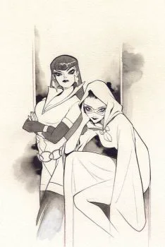 Cover of Cover AD Incentive Peach Momoko Black & White Virgin Variant Cover