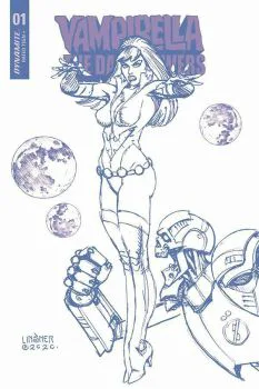 Cover of Cover AY Bonus FOC Incentive Blue Line Art Cover - Joseph Michael Linsner