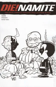 Cover of Cover R Bonus FOC Peanuts Variant B&W