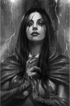 Cover of Cover Q Parrillo Black & White Virgin Variant