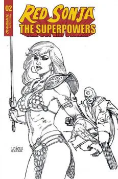 Cover of Cover J Incentive Joseph Michael Linsner Black & White Variant Cover