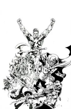 Cover of Cover Q Incentive Jonathan Lau Black & White Virgin Variant Cover
