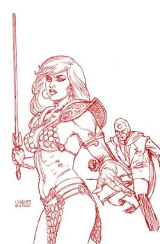 Cover of Cover AG Linsner Crimson Red Art Virgin Cover