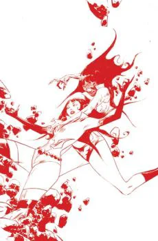 Cover of Cover O Lee Crimson Red Line Art Virgin Cover