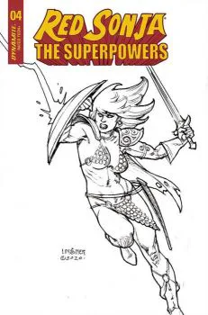 Cover of Cover J Incentive Joseph Michael Linsner Black & White Cover