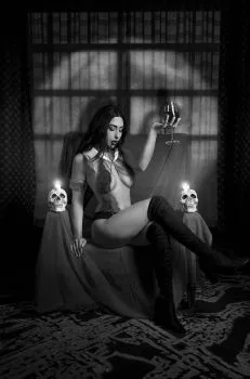 Cover of Cover H Incentive Dionna Cosplay Photo Black & White