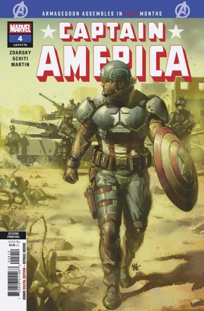 Cover of 4 Ben Harvey 2nd Printing Variant