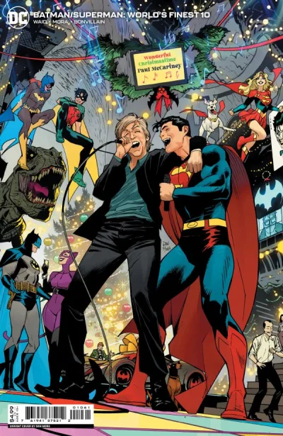 Cover of Dan Mora Paul McCartney Holiday Card Variant