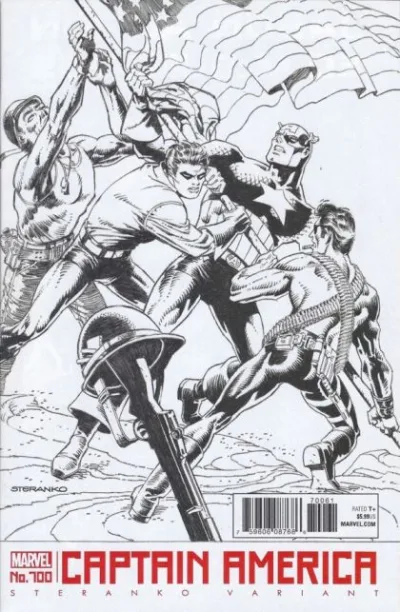 Cover of Variant Jim Steranko Black & White Cover