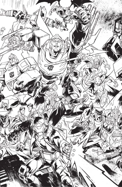 Cover of Jason Howard EU Anniversary Connecting B&W Virgin Variant