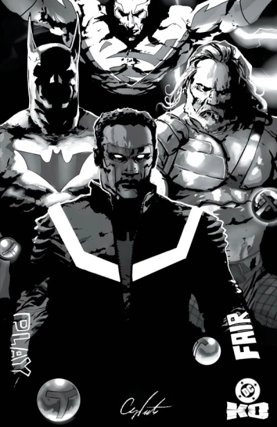 Cover of Stevan Subić B&W Glow-in-the-Dark Foil Virgin Variant