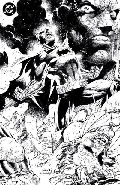 Cover of Jim Lee B&W Connecting Incentive Virgin Variant (1:608) Part 2