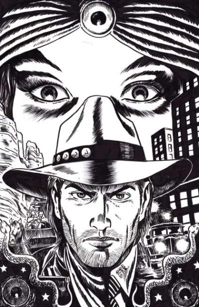 Cover of Francesco Francavilla Black & White Virgin Variant