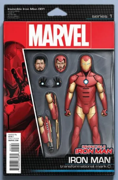 Cover of John Tyler Christopher Action Figure Variant Cover