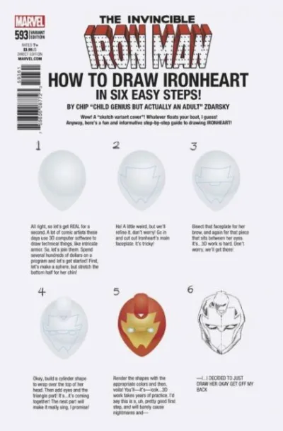 Cover of Variant Chip Zdarsky How-To-Draw Cover