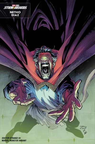 Cover of Netho Diaz Marvel Monster Variant