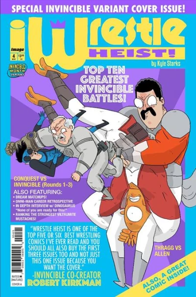 Cover of (Of 5) CVR B Kyle Starks Invincible Team Up Var (Mr)
