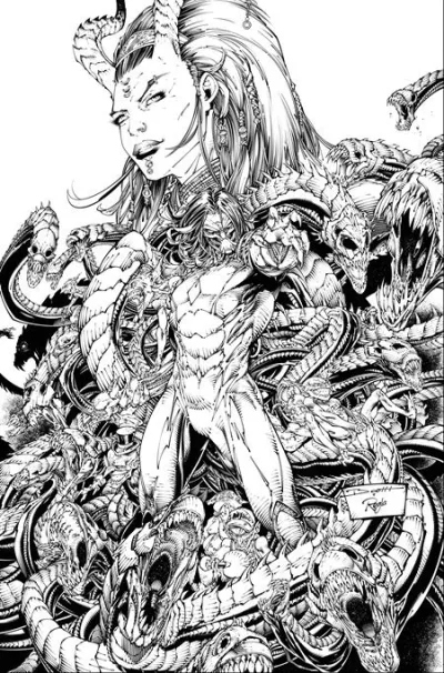 Cover of CVR E Inc 1:50 Brett Booth & Sal Regla B&W Var