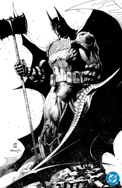 Cover of Cover H - Jim Lee 1:100 B&W Virgin Variant