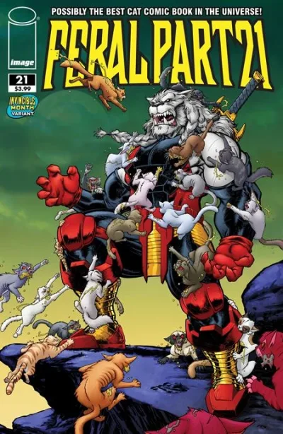Cover of CVR E Tony Fleecs & Trish Forstner Invincible Team Up Var