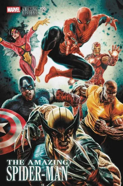 Cover of Lee Bermejo Amazing Visions Variant