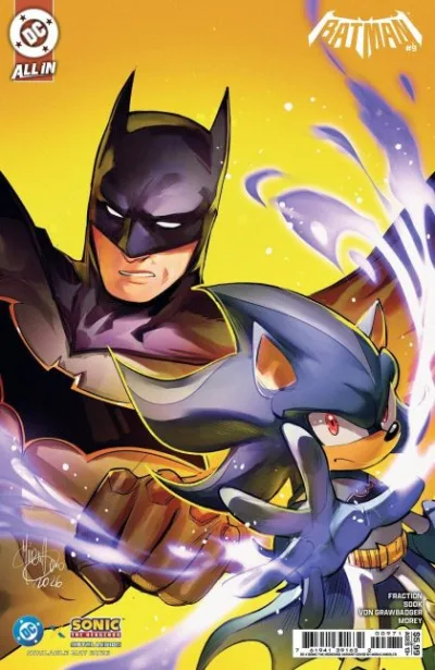 Cover of Mirka Andolfo DC X Sonic Variant