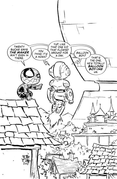 Cover of Skottie Young Incentive B&W Virgin Variant (1:100)