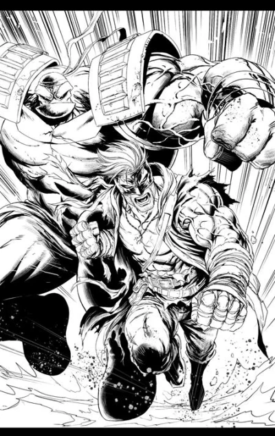 Cover of CVR J Tyler Kirkham Youngblood Team Up B&W Virgin Var (Mr)