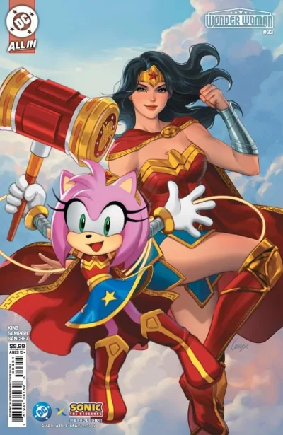 Cover of CVR E Lesley Leirix Li DC X Sonic Card Stock Var
