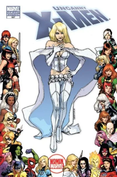 Cover of Sara Pichelli Women of Marvel Frame Variant Cover