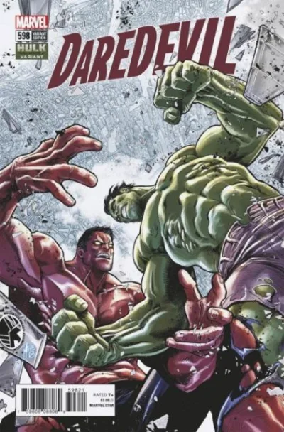 Cover of Marco Checchetto Hulk Smash Variant