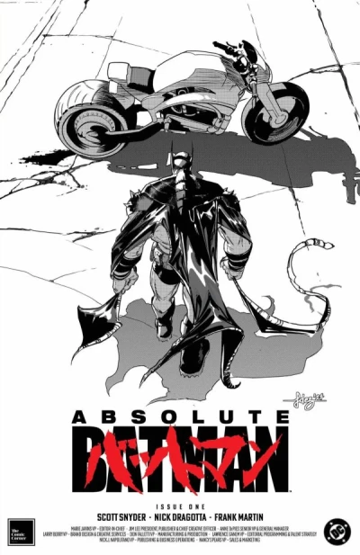 Cover of 3rd Printing Javier Fernández Exclusive B&W Variant (Ltd. 2000)