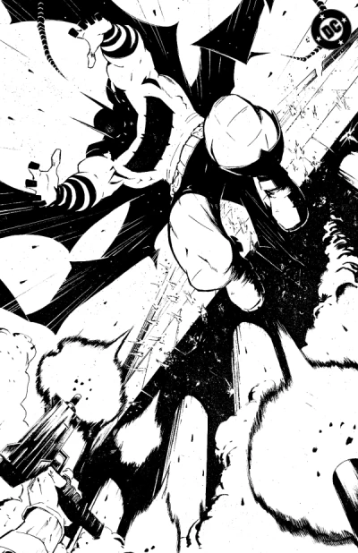 Cover of 4th Printing Nick Dragotta Incentive B&W Variant (1:25)