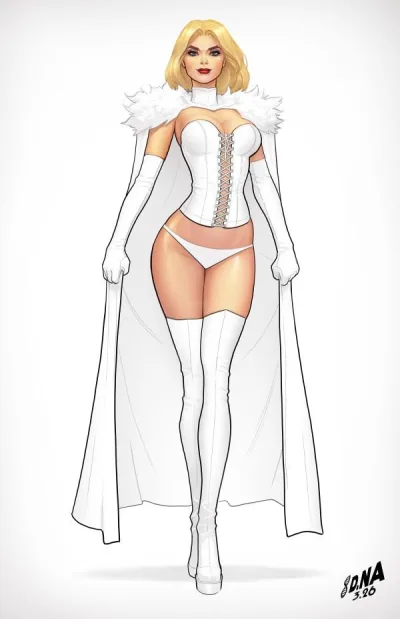 Cover of David Nakayama Color Block White Virgin Incentive Variant (1:50)