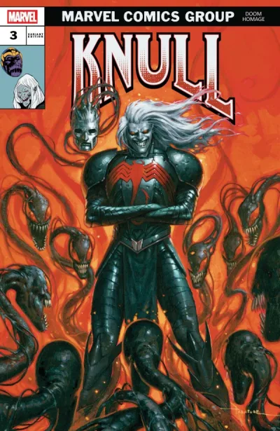 Cover of Davide Paratore Doom Homage Variant