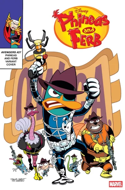 Cover of Jacob Chabot Phineas and Ferb Variant
