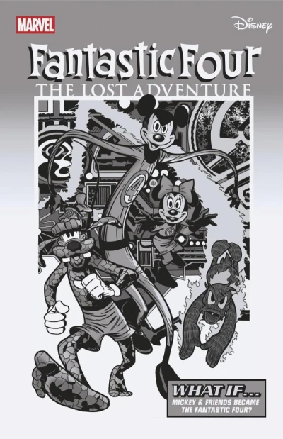 Cover of Vitale Mangiatordi Incentive Disney What If? B&W Variant (1:100)