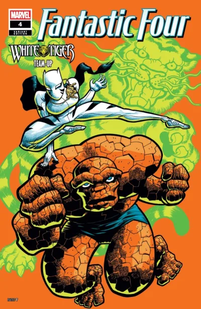 Cover of J. Gonzo White Tiger Team-Up Variant