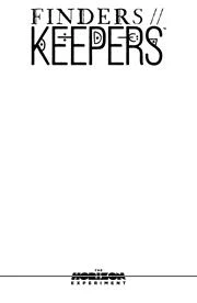 Cover of (One Shot) (The Horizon Experiment) CVR D Blank Sketch Var (Mr)