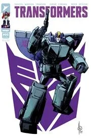 Cover of Second Printing CVR A Jason Howard Decepticon