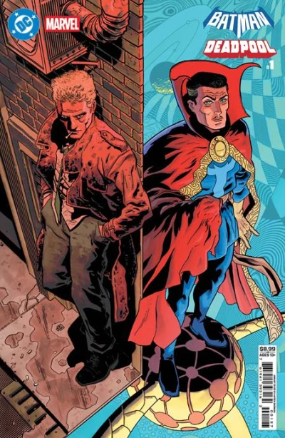 Cover of (One Shot) CVR P Hayden Sherman Constantine Dr Strange Card Stock Var