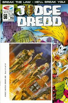 Cover of Cover B 2000 AD Promo Post Card Edition
