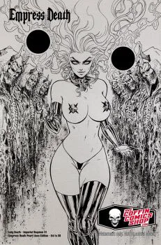 Cover of Dawn McTeigue Empress Death Pearl Linen Variant (Ltd. 50)
