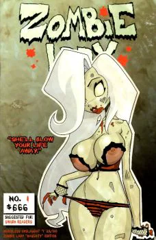 Cover of Dan Mendoza Zombie Lady Naughty Variant