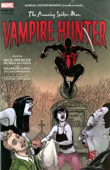 Cover of Aaron Kuder Spider-Man Vampire Hunter Horror Variant