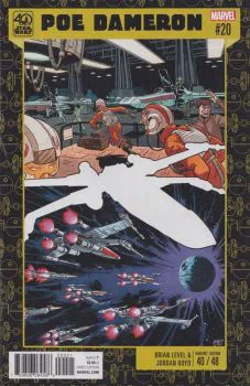 Cover of Variant Brian Level Star Wars 40th Anniversary Cover