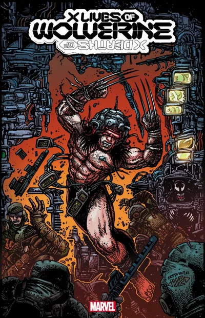 Cover of Kevin Eastman Lives Of Wolverine Cover