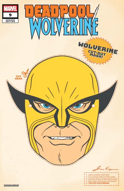 Cover of James Kerigan Retro Halloween Mask Variant